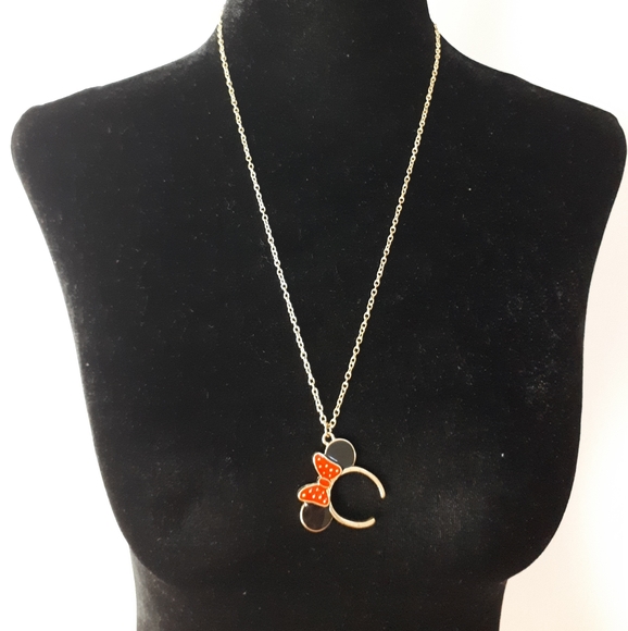 Minnie Mouse Ears necklace - Picture 2 of 3